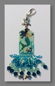 Summer Angel (A Mermaid) Fob