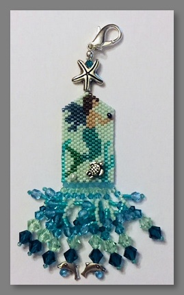 Summer Angel (A Mermaid) Fob